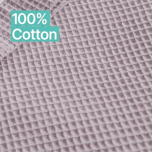 ZASHOP Kitchen Towels and Dishcloths Sets, 14 X 14 Inches, Absorbent Dish Towels for Kitchen, Microfiber Cleaning Cloth, Dish Cloths for Washing Dishes, Waffle Kitchen Towels (Multicolored) view 6