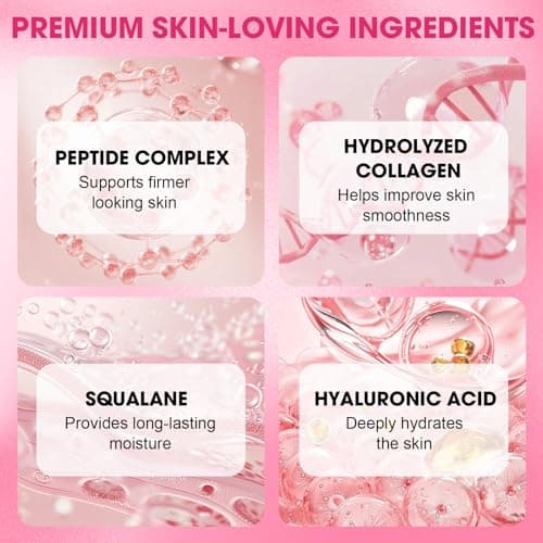 Deep Collagen Silk Peptide Serum, Hydrating Facial Serum, 1 fl oz view 2