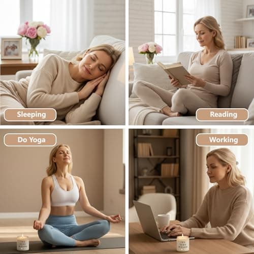 Candles Gifts for Women, Birthday Gifts for Women, Unique Friendship House Warming Gift for Womens, Best Friend, Sister, Bestie, Funny Lavender Scented Candle with Replaceable Stickers view 6