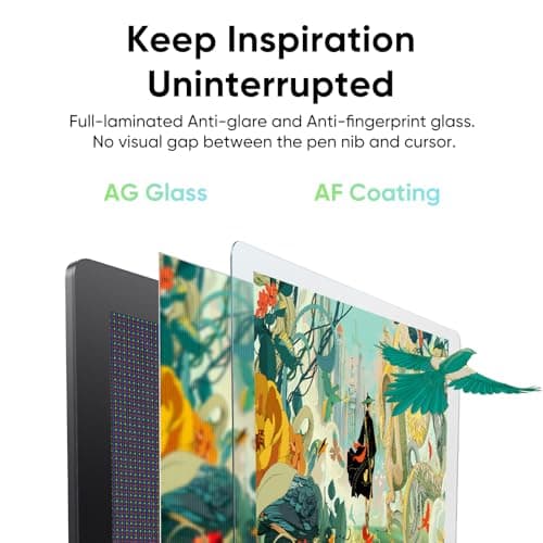 XPPen Artist Pro 24 Gen2 23.8" Drawing Tablet with Screen, △E < 1 Graphic Tablet with Full Laminated AG Screen, Drawing Monitor with Dual 16384 Pen Pressure Battery-Free Stylus, Mini Keydial view 6