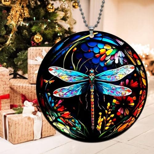 Dragonfly Christmas Ornaments 2026, Dragonfly Ornaments for Christmas Tree, Dragonfly Gifts for Women, Unique Christmas Ornaments Beautiful, Dragonflies Gifts view 5
