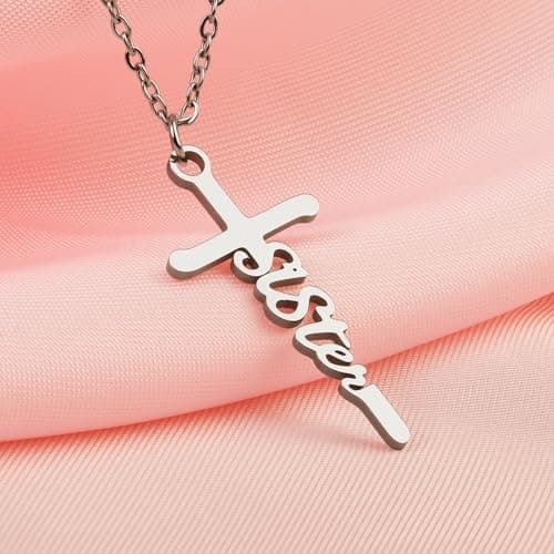 Sister Gifts for Women, Big&Little Sis – Best Cool Sisters Gifts for Birthday, Christmas – Christian Gift – 16oz Funny Sister Glass Cup view 5