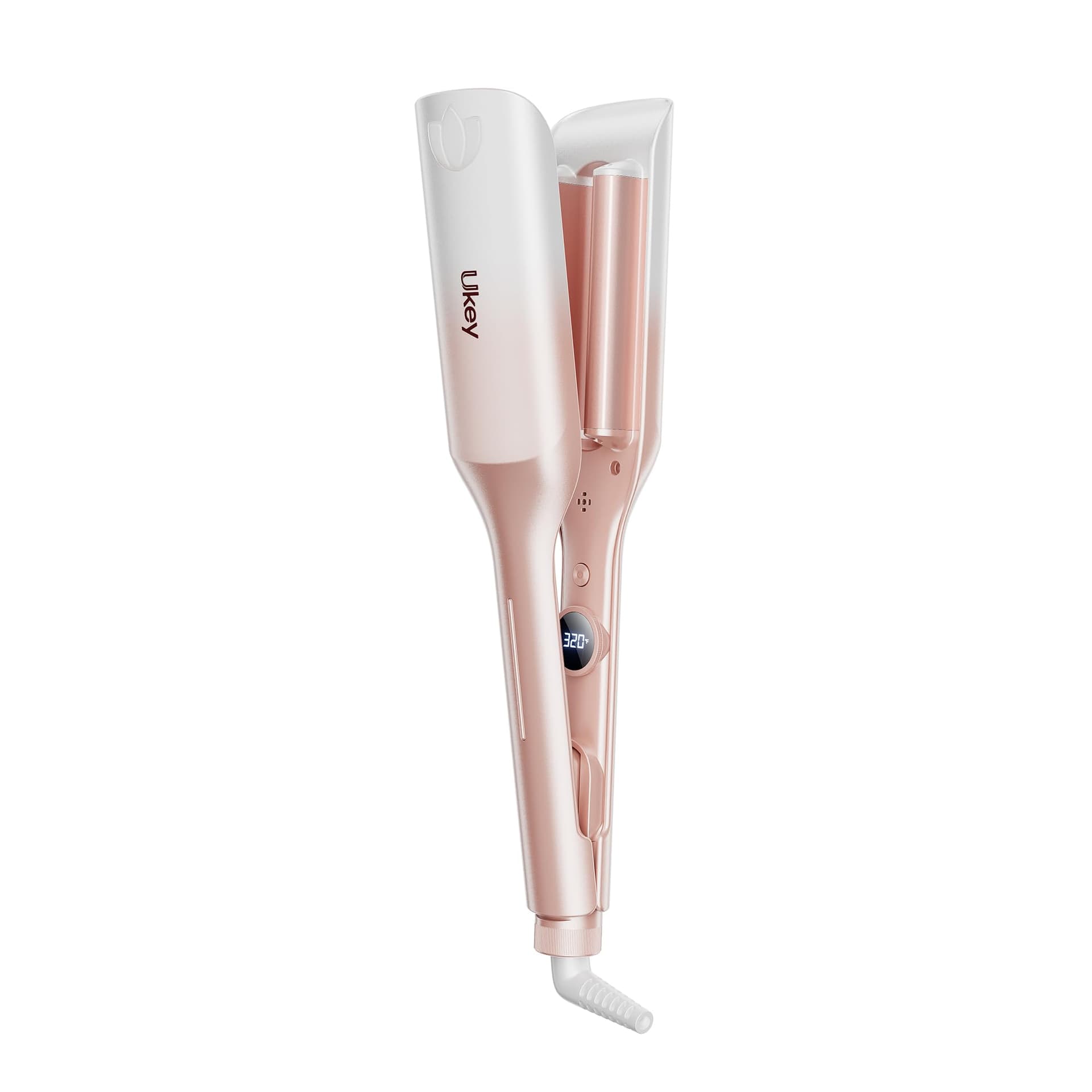 Ukey Crimper Hair Tool Hair Waver, Dual Voltage, Ionic Reduces Frizz