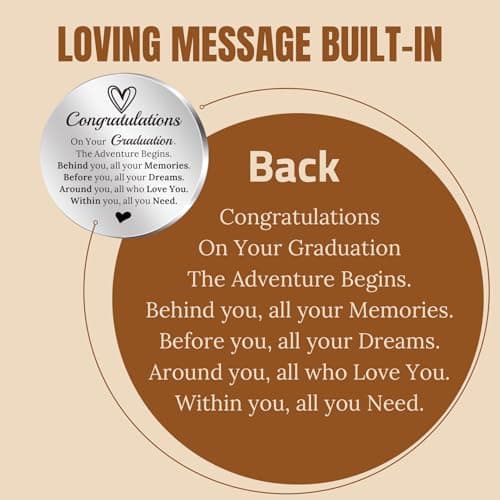 LAGERFEY Mothers Day Graduation Inspirational Keychain Gifts,Valentines Day for Him Her Gifts - Pocket Hug, Gifts for Men view 3