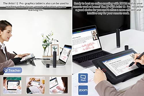 XPPen Artist12 Pro 11.6" Drawing Tablet with Screen Pen Display Full-Laminated Graphics Tablet with Tilt Function Battery-Free Stylus and 8 Shortcut Keys(8192 Levels Pen Pressure and 72% NTSC) view 6