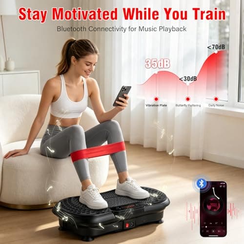 Vibrating Plate for Lymphatic Drainage Suitable for Aged 35-54 Weight Loss view 2