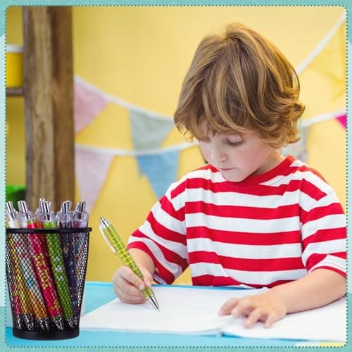 Pasimy 24 Pcs End of Year Gifts Motivational Inspirational Pens Affirmation Black Ink Pens with Positive Quotes Thank You Gifts for Women Men Office Working School Students, 10 Styles view 5