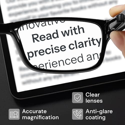 Gaoye Professional Reading Glasses for All Day - Computer Readers with Blue Light Protection - Value Pack view 2