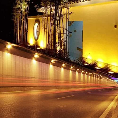 MIHEAL 110V 2 Pack 100W LED Flood Light, Warm White 3000K, IP68Waterproof Super Bright Security Lights, Outdoor Floodlight for Yard, Garden, Playground, Basketball Court view 6