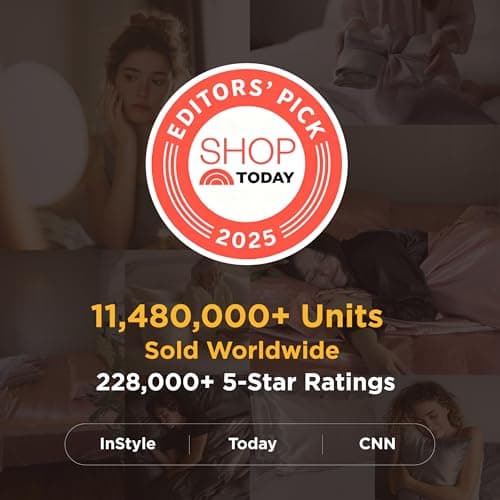 Bedsure King Size Satin Pillowcase Set of 2 - Black Silky Pillow Cases for Hair and Skin with Envelope Closure, Similar to Silk Pillow Cases, Gifts for Women Men, 20x36 Inches, 2pcs view 2