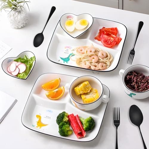 Black Silverware Set, Stainless Steel Flatware Set Service for 6, Kitchen Cutlery Gift Set Utensils Knife Fork Spoon Dinnerware Tableware Kit for for Home, Wedding, Restaurant (Black) view 2