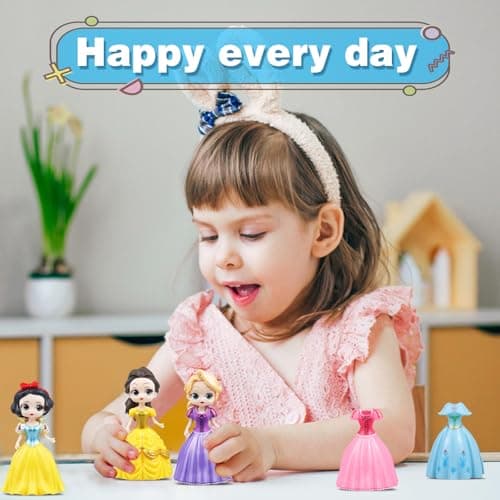 Princess Advent Calendar 2026 Girls, Princess Deformation Toys 24 Days Christmas Countdown Calendar Creative Xmas Gifts for Kids Teens view 5