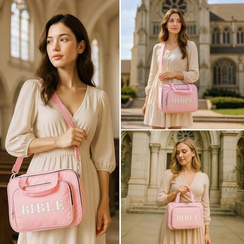 Christian Gifts for Women,Religious Gift,Catholic Gifts set,Bible Cover Case for Women & Girls view 2