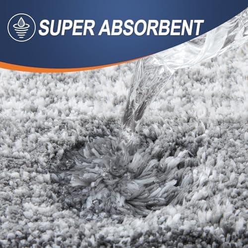 OLANLY Bathroom Rugs Mat 30x20, Extra Soft Absorbent Microfiber Bath Rugs, Rubber Backing, Quick Dry, Machine Washable Bath Mats for Bathroom Floor, Tub and Shower, Home Decor Accessories, Grey view 4