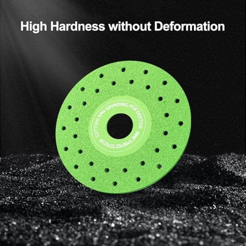 3pcs 4.5-Inch Porous Rock Plate Grinding Discs (for Angle Grinders) Glass Cutting Discs, Ceramic Marble Tile Cutting Discs view 7