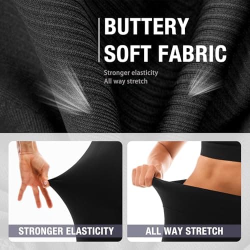 Fawarior High Waisted Leggings for Women, Buttery Soft Workout Yoga Leggings view 3