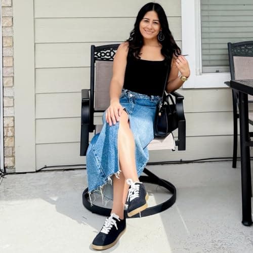 JENN ARDOR Womens Retro Fashion Sneakers Casual Walking Shoes Classic Non-Slip Comfort Dress Skate Shoes view 5