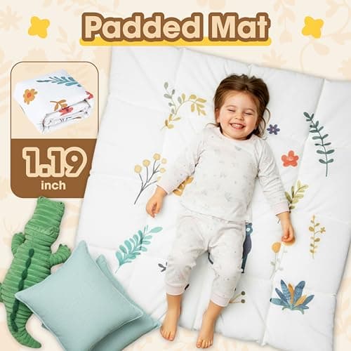 Teepee Tent for Kids with Lights, Kids Play Tent Indoor with Thicked Mat & Dream Catcher, Toddler Tent with Storage Pockets and Mesh Window for Reading Nook and Imaginative Games view 2