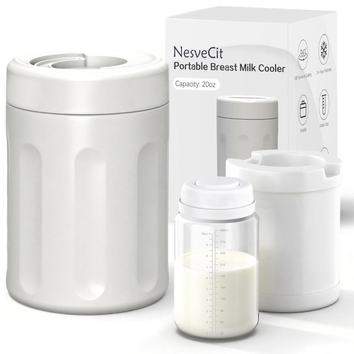 NESVECIT Portable Breast Milk Cooler — image 1