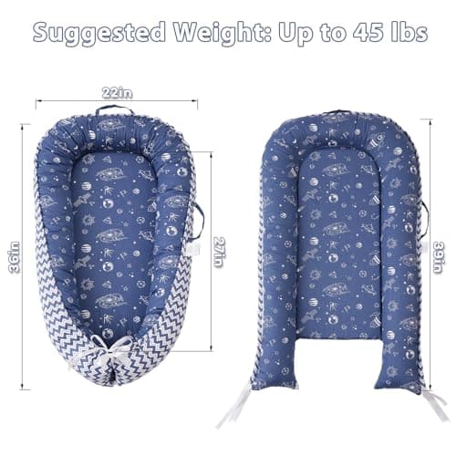 Dog Beds Crate Pad for Medium Dogs, Reversible Ultra Soft Beds, Washable Cover, Comfy Kennel Pad for Dogs Cozy Sleeping Mat, 36inch, Blue view 6
