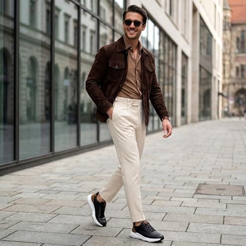 Coostar Mens Dress Sneakers Business Casual Shoes with Arch Support Orthopedic Oxfords Shoe Zapatos Casuales para Hombre view 2