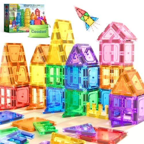 Magnetic Tiles Starter Set - Classroom Must Haves STEM Toys for Kids Age 3+ — image 1