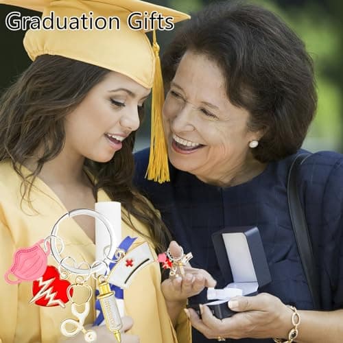 ownmysty Nurse Gifts for Women Keychain, Nurse Appreciation Gifts Accessories for Work Nursing Nurses Week Gift view 3