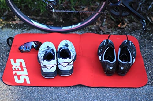 SLS3 Triathlon Transition Neoprene Outdoor Changing Mat - Large Tri Mat | Triathlon Gear & Accessories Must Have, Great Gift for Triathletes & Outdoor Swimmers as Wetsuit Changing Mat, 21 x 31.5" view 2