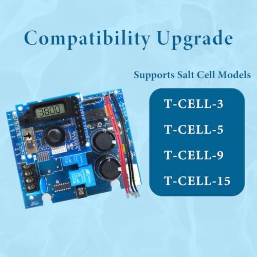 GLX-PCB-RITE Main Circuit Board & GLX-PCB-DSP Display Board，Fits The Hayward/Goldline Aqua Rite Saltwater Chlorinator，for Pool Chlorinators Replacement，Hayward aquarite Circuit Board view 4