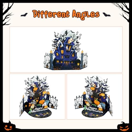 D4DREAM Pop Up Happy Halloween Card, Halloween Gifts for Kids Adults view 6