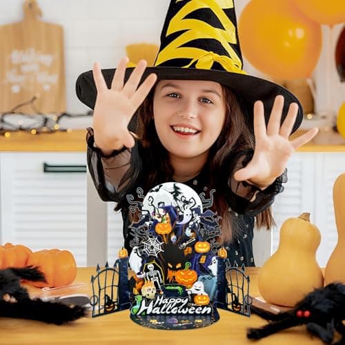 D4DREAM Pop Up Happy Halloween Card, Halloween Gifts for Kids Adults view 5