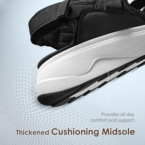 Vilanva Womens Orthopedic Walking Sandals with Comfortable Arch Support Recovery Sport Relief Plantar Fasciitis Outdoor Hiking Adjustable Strap Platform Cushion Hiking Water Sandals for 2026 Summer Trendy Outfits view 5
