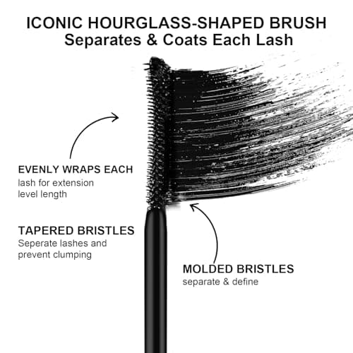 MYSTER ROSEY Mascara for Older Women, Tubing Mascara Black - Lengthening, Volumizing & Curling, Smudge-Proof, Washable, Add Jojoba Oil and Castor Oil, Vegan & Cruelty-Free - 0.4 Fl Oz (Pack of 1) view 3