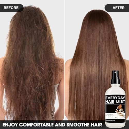 Nodfens Sper Mik Conditioning Hair Primer, Nourishes Softens Hair, Intensely Moisturizes, Anti Frizzy Dry Hair, Leave In Conditioner Spray for All Hair Types | Wig Milk Spray view 3