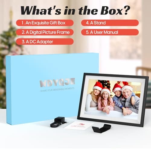 Frameo 10.1 inch WiFi Digital Picture Frame, IPS Touch Screen Smart Cloud Digital Photo Frame with 32GB Storage, Auto-Rotate, Wall-Mounted, Slideshow, Share Photos/Videos Instantly via Frameo App view 6