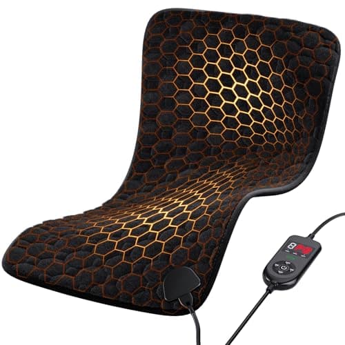 UTK 30s Fast Heating Pad, 3X Deeper Pain Relief Far Infrared Heating Pad for Back & Cramps, 8 Heat Setting, 4H Auto Off, FSA-HSA Eligible, Adjustable Strap, Machine Washable,Mothers Gifts 12" x 24" — image 1