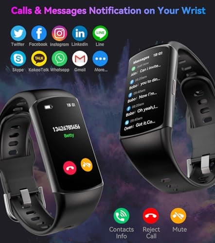 Smart Watch Fitness Tracker with 24/7 Heart Rate, Blood Oxygen Blood Pressure Monitor Sleep Tracker 120 Sports Modes Activity Trackers Step Calorie Counter IP68 Waterproof for Andriod iPhone Women Men view 5