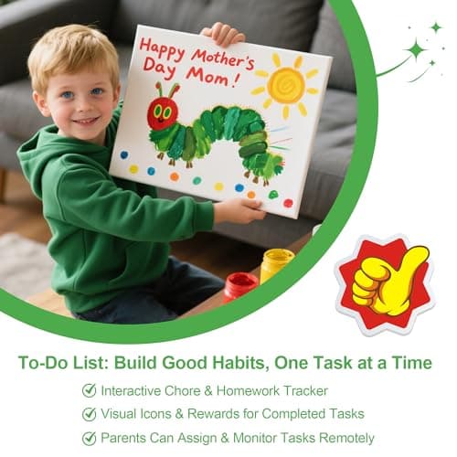 10.1’’ Smart Digital Calendar - Interactive Touch Screen, HD Display, Wall Mountable Family Organizer with Chore Chart, To-Do Lists & App Sync for Home & Office, Warm Mothers’s Day Gift, Gift for Her view 6