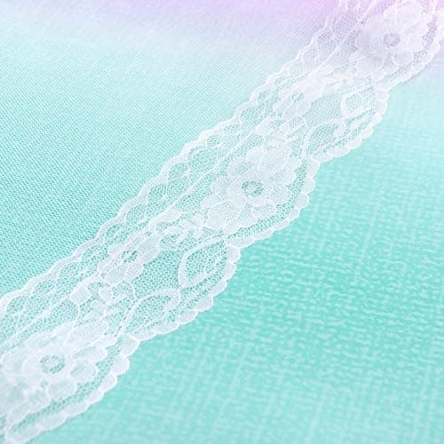 XiDi Curtains for Girls Bedroom Decor, Rainbow Blackout Curtains for Kids/Little Girl Room Decor, Unicorn Wall Decals,Pink Purple Green,63 x 34 inches,1 Panel view 6