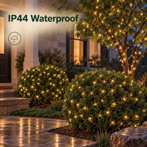 100ft Warm White String lights for Christmas view 5