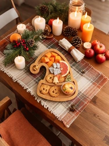 AYWVRBST Cheese Board, Fruit Candy Plate, Fruit Plate, Cutting Board (Tree) (Hat) view 5