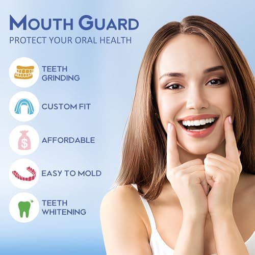 Mouth Guard for Grinding Teeth at Night, Night Guards for Teeth Grinding, Mouthguards for Grinding of Teeth, Night Mouth Guards for Teeth Grinding, Reusable Teeth Grinding Mouth Guard 4 Pack/Two Size view 2