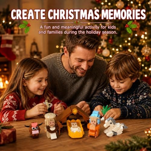 TroupePal Nativity Advent Calendar 2026, Christmas Countdown Building Set | Nativity Scene Set; Holiday Countdown; Gift for Kids & Family; Plastic Edition; Interactive Daily Surprises view 6
