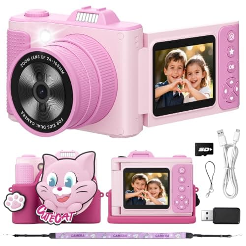 Kids Camera,Birthday Gifts for 3-10 Year Old Girls Boys — image 1
