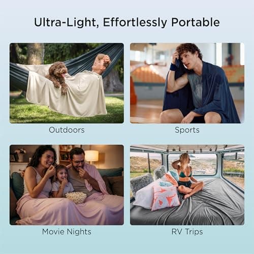 Bedsure Lightweight Cold Blanket for Summer, Bed Cooling Blanket Throw Size for Hot Sleepers, Ice Cool Essentials for Hot Nights, Breathable Thin Bedding for Teens, Adults, Dark Grey, 50" x 60" view 6