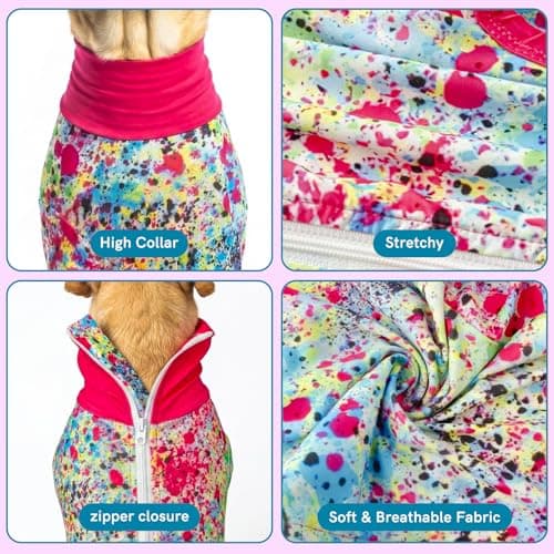 Sychien Dog Sun Shirt Breathable Mesh UPF 50+ UV Protection Summer Pet Apparel Quick Dry Lightweight Stretchy Soft Dogs Cooling Vest for Small Medium Large Dogs, Mixed Color, S view 5