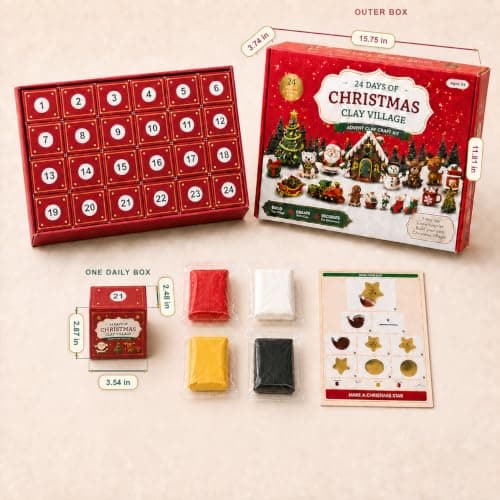 Christmas Air Dry Clay Advent Calendar 2026 view 5