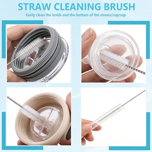 15PCS Crevice Cleaning Brush Set, Hard Bristle Grout Scrub Brushes, Multifunctional Gap Detail Cleaning Tools for Bathroom, Kitchen, Window Sill, Tile Corners & Household Deep Cleaning view 6