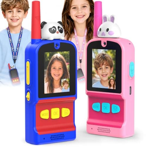 Video Walkie Talkies for Kids 2 Pack, Gift for Ages 3-12 Girl & Boy — image 1