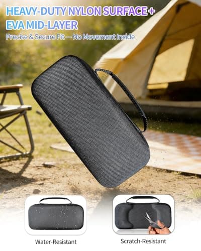 Large Capacity Carrying Case for Nintendo Switch 2 (2025), Tall Design Fits Original Adapter, Protective Portable Hard Shell Pouch Travel Bag w/Storage Pocket for Up to 24 Game Cards, Accessories view 4